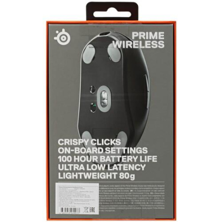 Мышь беспроводная SteelSeries Prime [62593] черный