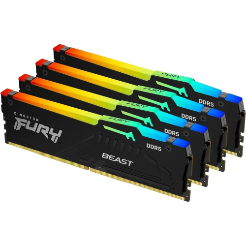 ОЗУ Kingston Fury Beast KF552C40BBAK4-64 DDR5 - 4x 16ГБ 5200МГц, DIMM, Ret