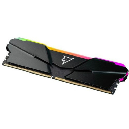 ОЗУ Netac Shadow NTSRD4P32SP-16E DDR4 DIMM 16Gb PC25600, 3200Mhz, RGB, C16 Grey, с радиатором