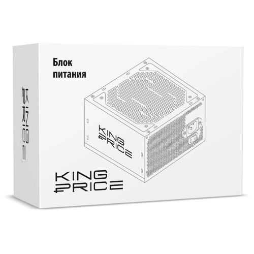 Блок питания KingPrice KPPSU600V2 ATX 600W (20+4pin) 120mm fan 4xSATA RTL