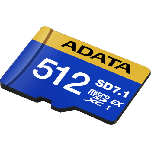 Карта памяти A-DATA UD512GEX3L1-C microSD 512GB Premier Extreme microSDXC SD7.1 Express card Class 10 UHS-I U3 V30S 800/700 MB/s