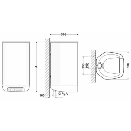 Водонагреватель накопительный Clage SX 50