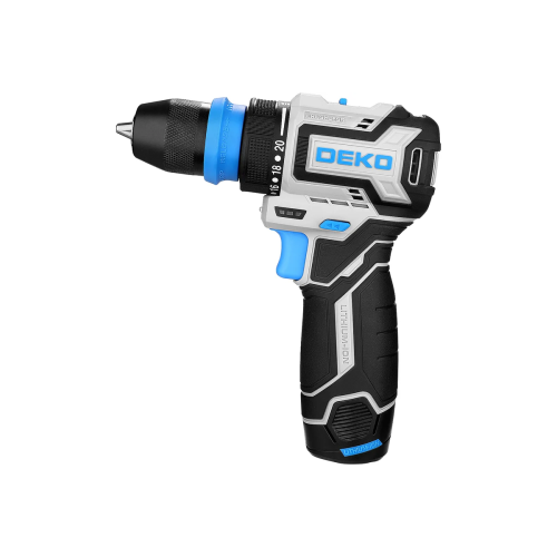 Дрель-шуруповерт DEKO DKCD12 Pro One (085-1320) 2x3.0Ач