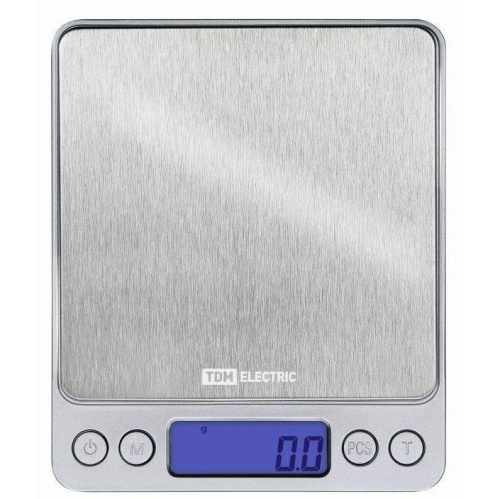 Весы кухонные TDM Electric SQ4005-0002 Дельта серебристый