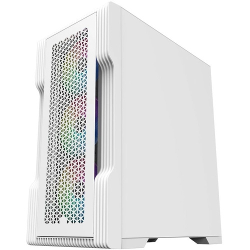 Корпус 1STPLAYER Trilobite T3 T3-WH-4F1-W White mATX TG 4x 120mm LED fans inc