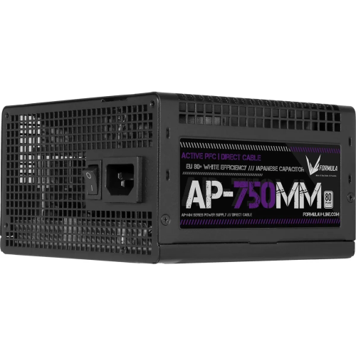 Блок питания Formula AP-750ММ 80 Plus White ATX 750W (20+4pin) APFC 120mm fan 6xSATA RTL