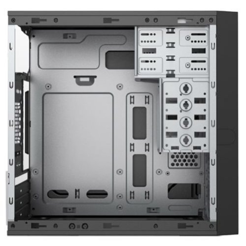 Корпус Foxline FL-733R-FZ450R-U32 Case FL-733, PSU 450W, mATX, 2x5.25EXT, 2x3.5EXT, 5x3.5INT, 2xUSB3.0, HDA, w/o FAN, w/450W ATX PSU