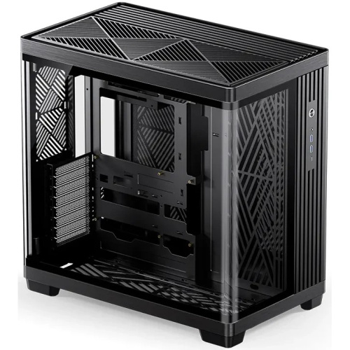 Корпус JONSBO TK-4 Black, TG (aquarium), mini-ITX, mATX, ATX, черный