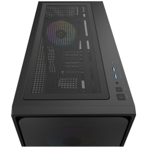 Корпус Ocypus Case Delta C70 ARGB BK (Delta-C70-BKG400XX-GL) EATX / win / black / 4 ARGB fans /no PSU