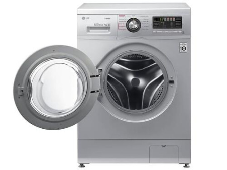 Стиральная машина LG F1296HDS4 серебристый