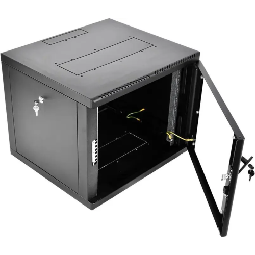 Шкаф коммутационный ЦМО ШРН-М-9.650-9005 настенный 9U 600x650мм черный