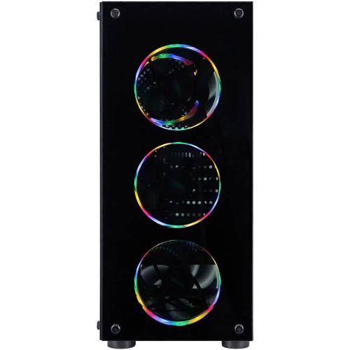 Корпус 1STPLAYER Fire Dancing V3-B (V3-B-BK-4FS1) / ATX / 4x120mm FRGB fans