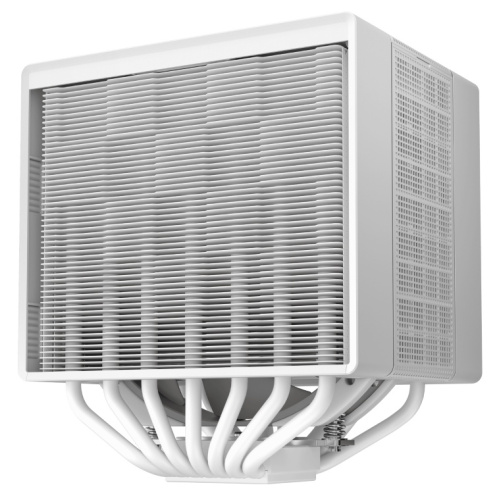 Кулер DEEPCOOL Assassin 4S WH LGA20XX/1700/1200/115X/AM5/AM4 (TDP 250W, PWM, Fan 140mm + 120mm, Dual Heatsink, 7 Heatpipe, Copper Base, белый)
