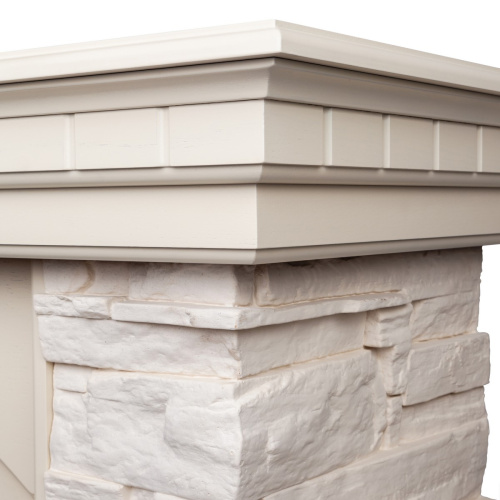 Электрокамин RealFlame Elford WT белый дуб с очагом 3D Oregan