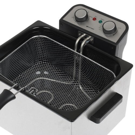Фритюрница Kitfort КТ-2025 черный/серебристый