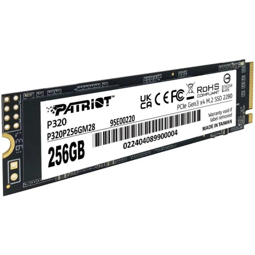 SSD Patriot P320 P320P256GM28 PCIe 3.0 x4 256GB M.2 2280