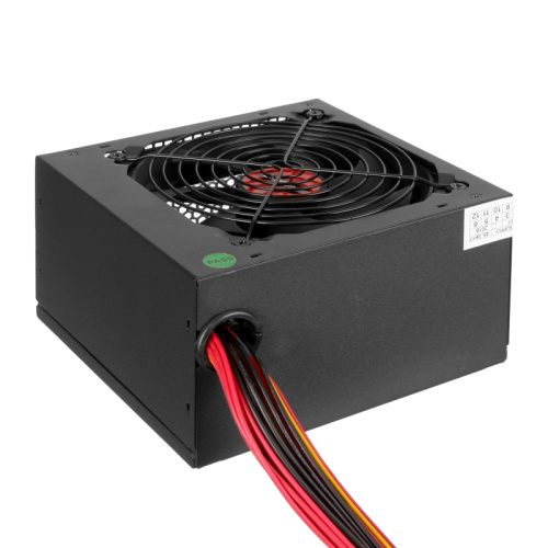 Блок питания Exegate 500PPE EX260641RUS-S 500W, ATX, SC, black, APFC, 12cm, 24p+(4+4)p PCI-E, 3*IDE, 5*SATA
