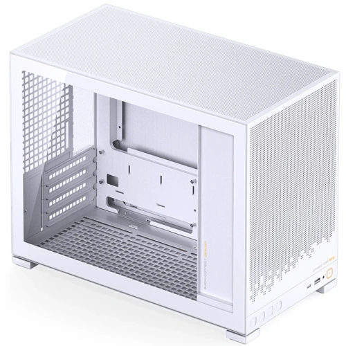 Корпус JONSBO D32 STD White без БП, боковая панель из закаленного стекла, mini-ITX, micro-ATX, белый