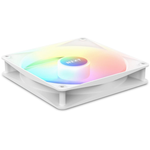 Кулер NZXT F120 RGB Core (RF-C12SF-W1) (120x120x25mm, 4-pin PWM, 78.86CFM, 33.88dBA, 1800RPM, White)