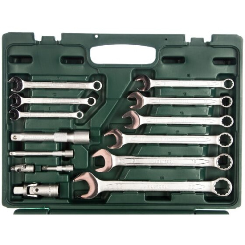 Набор торцовых головок Kraftool Expert Qualitat Super Lock 27887-H82 z02 с присоединит квадратом/82 предмета