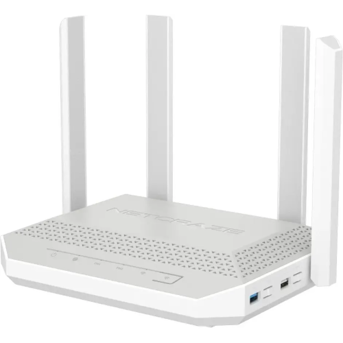 Маршрутизатор Keenetic Netcraze Giga NC-1012 мультигигабитный интернет-центр с Mesh Wi-Fi 6 AX3000, Smart-коммутатором 1×2.5G/SFP и 4×1G