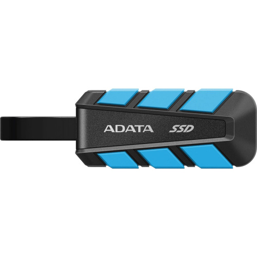 Внешний SSD ADATA SC740 (SC740-1000G-CBU) 1.0Tb (USB3.2 gen 2 type C, 1050/1000Mbs, 122x41x22mm, 40g, защита от падения, встроенный кабель)