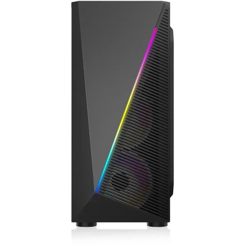 Корпус BLOODY BD-CC102F, mATX, Midi-Tower, без БП, черный