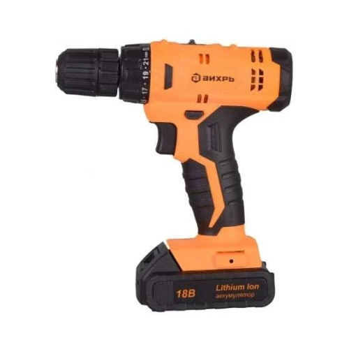 Дрель-шуруповерт Вихрь ДА-1822К (900/72/14/45) 2АКБ + ЗУ
