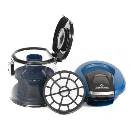 Пылесос EUROSTEK EVC-3011 серебристый/синий