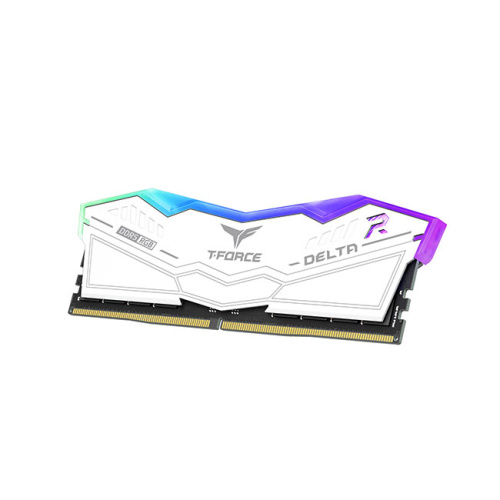 ОЗУ TEAMGROUP T-Force Delta RGB 32GB (FF4D532G6600HC34DC01) (2x16GB) DDR5 6600MHz CL34 (34-40-40-84) 1.4V / White