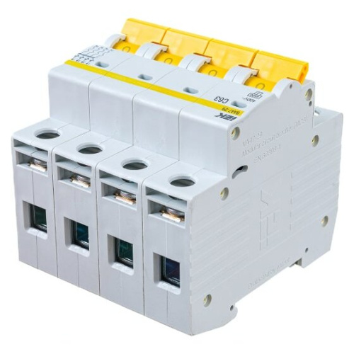 Выключатель автоматический модульный IEK ВА 47-29 ИЭК MVA20-4-063-C 4п C 63А 4.5кА