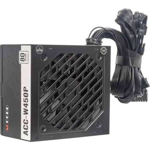 Блок питания Accord ACC-W450P ATX 450W 80 Plus White (20+4pin) 120mm fan 6xSATA