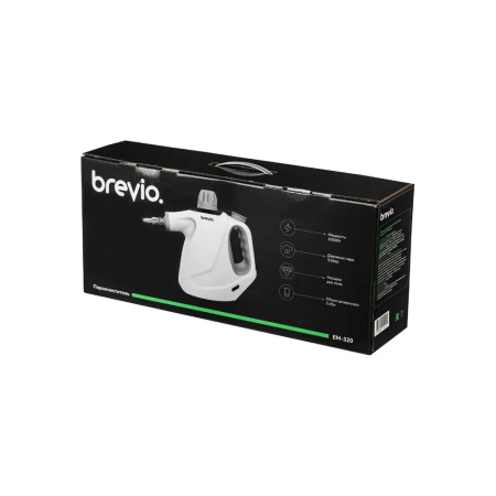 Пароочиститель Brevio EM-320D белый
