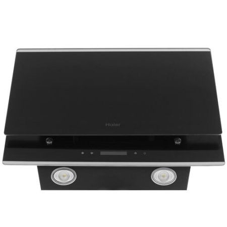 Вытяжка наклонная Haier HVX-W672GBX черный/серебристый
