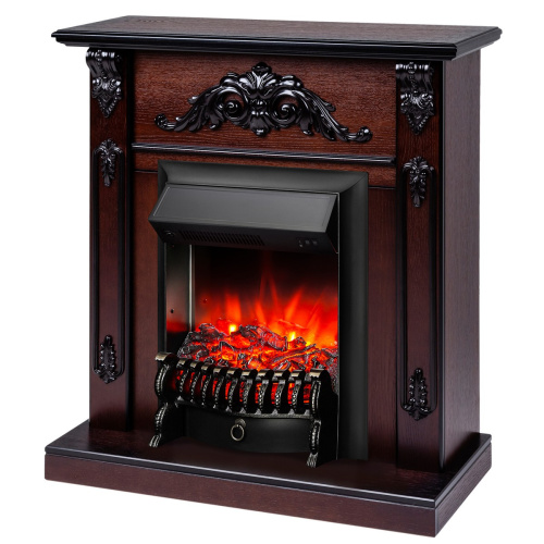 Электрокамин RealFlame Anita AO античный дуб с очагом Fobos Lux Black