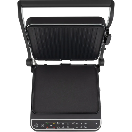 Электрогриль Hyundai HYG-7000 серебристый и черный