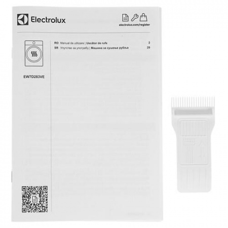 Сушильная машина ELECTROLUX EW7D283VE белый