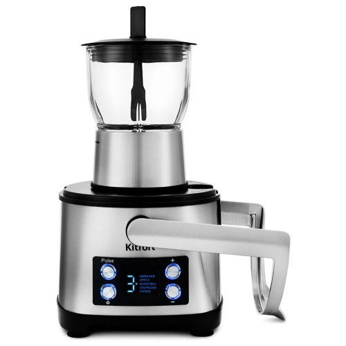 Кухонный комбайн Kitfort KT-1395 серебристый/черный