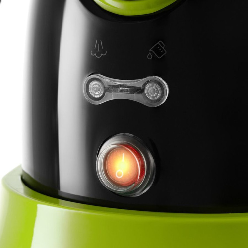 Пароочиститель напольный Kitfort КТ-9102-2 черный/салатовый