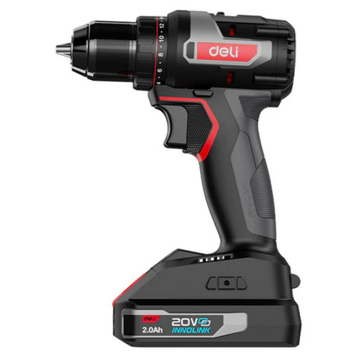 Дрель-шуруповерт Deli DE-DZ20-1D2 2АКБ*2Ач+ЗУ