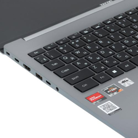 16" Ноутбук Tecno Megabook K16SDA серый