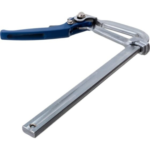 Струбцина F-образная рычажная КОБАЛЬТ 249-105 140х300мм, кованая