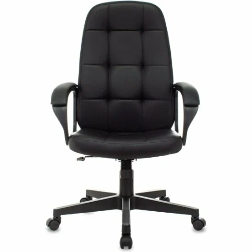 Кресло руководителя Бюрократ CH 002 Fabric черный 3C11 крестов. пластик