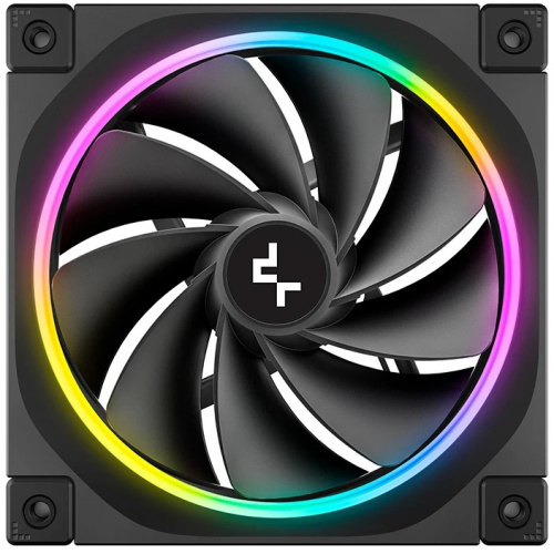 Вентилятор DEEPCOOL FL12R-3 in1 120x120x25мм (PWM, ARGB, черный, 500-2150об/мин) Color Box