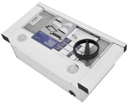 Вытяжка телескопическая ZUGEL ZHT651GW белый/белый