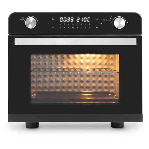 Мини-печь Hyundai MIO-HY087 серебристый/черный