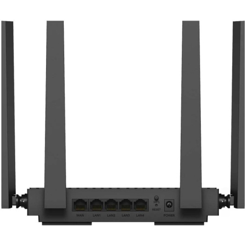 Гигабитный роутер Cudy WR3000E 2.0 Wi-Fi 6 AX3000, 2,4/5ГГц, до 2976Мбит/с, 5x1Гбит/с, IPv6, 4 антенны, черный